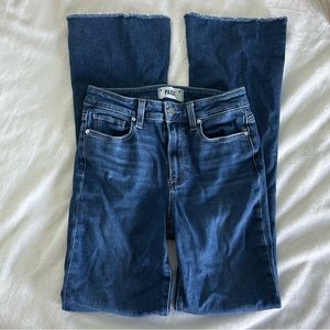 Paige size 25 laurel canyon high rise jeans